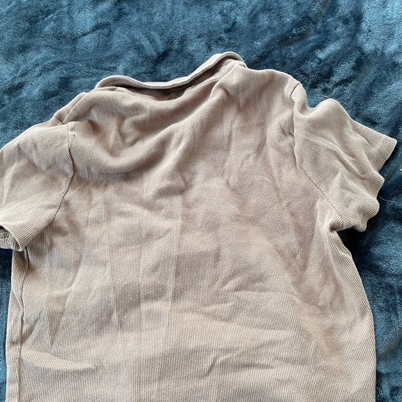 Brown Crop Top - Picture 2 of 3